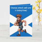 Scottish Rugby Pride カード (黄色い花)