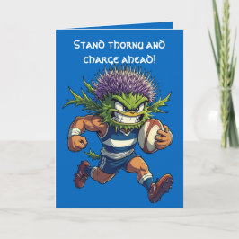Scottish Rugby Thistle Character Fierce Sports カード