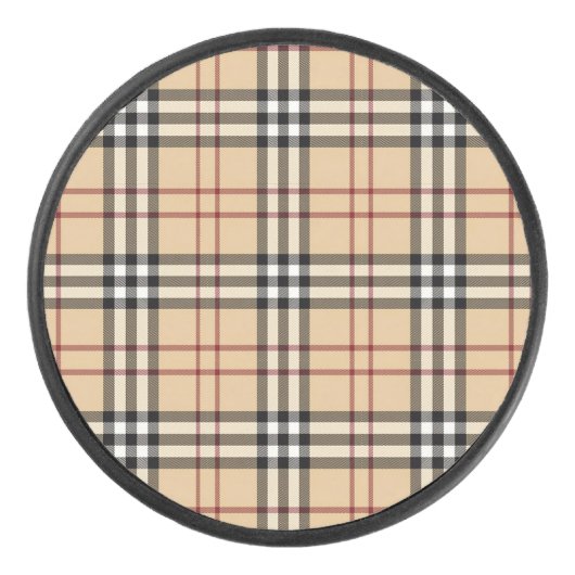 Scottish Tartan Pattern     アイスホッケーパック (正面)