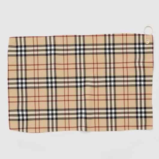 Scottish Tartan Pattern ゴルフタオル (横)
