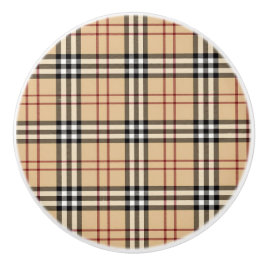 Scottish Tartan Pattern     セラミックノブ