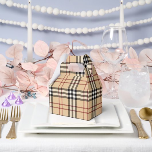 Scottish Tartan Pattern     フェイバーボックス (ウェディング)