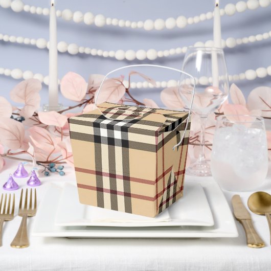 Scottish Tartan Pattern     フェイバーボックス (ウェディング)