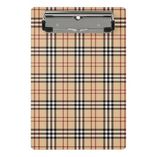 Scottish Tartan Pattern     ミニクリップボード (正面)