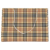 Scottish Tartan Pattern     ラージペーパーバッグ (正面)