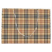 Scottish Tartan Pattern     ラージペーパーバッグ (裏面)