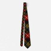 Scottish Tartan Plaid Custom Necktie ネクタイ (裏面)