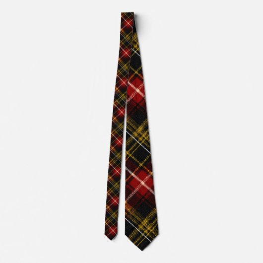 Scottish Tartan Plaid Custom Necktie ネクタイ (裏面)