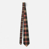 Scottish Tartan Plaid Custom Necktie ネクタイ (裏面)