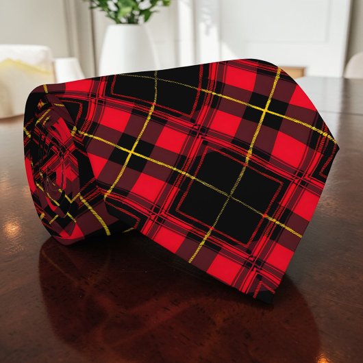 Scottish Tartan Plaid Custom Necktie ネクタイ