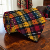 Scottish Tartan Plaid Custom Necktie ネクタイ
