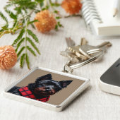 Scottish Terrier キーホルダー (側面)