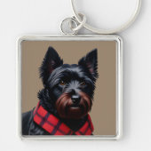 Scottish Terrier キーホルダー (正面)