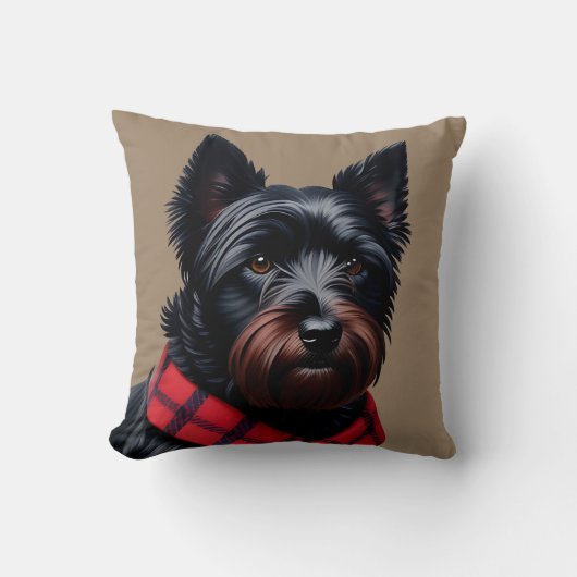 Scottish Terrier クッション (正面)