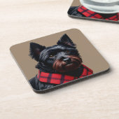 Scottish Terrier コースター (左側)