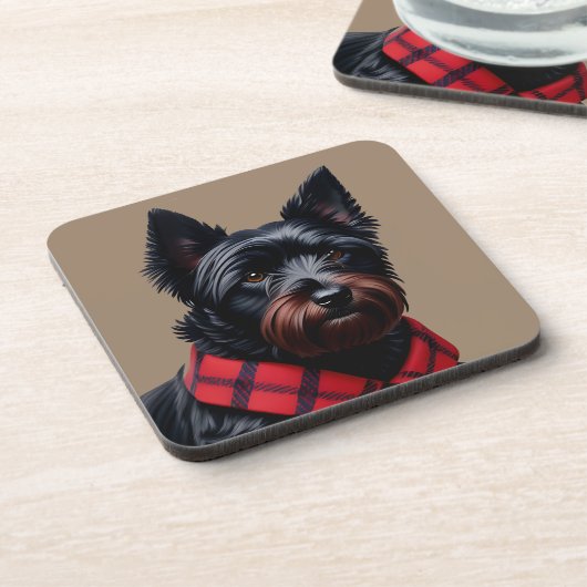 Scottish Terrier コースター (左側)
