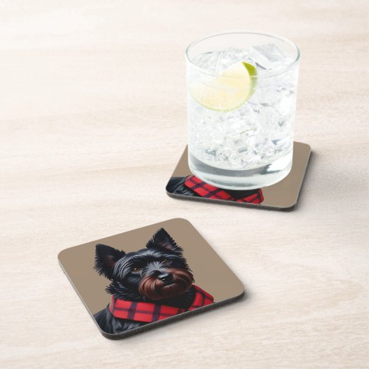 Scottish Terrier コースター (右側)