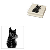 Scottish Terrier ラバースタンプ (押印)