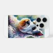 Scottish terrier 160924AREF141 - Watercolor iPhoneケース (裏面横)
