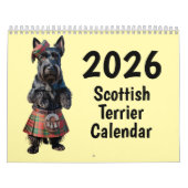 Scottish Terrier Calendar カレンダー (カバー)