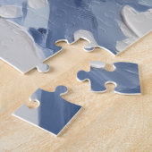 Scottish Terrier Christmas Red Truck Holiday ジグソーパズル (側面)