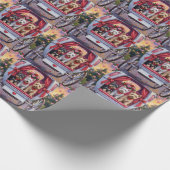 Scottish Terrier Dog Valentine's Day  ラッピングペーパー (角)