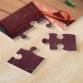 Scottish Terrier Helping Santa’s Elves Christmas ジグソーパズル (側面)