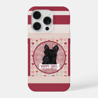 Scottish Terrier name Heart iPhone 11 Pro Case 15 Proケース