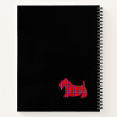  Scottish Terrier Notebook Sketchbook Gift ノートブック (裏面)
