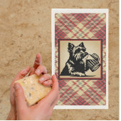 Scottish Terrier Tartan Plaid Earthtones