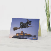 Scottish Terrier Witch Halloween Card シーズンカード (裏面)
