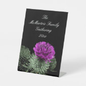 Scottish Thistle Family Gathering 台座サイン (正面)