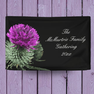  Scottish Thistle Family Gathering 横断幕