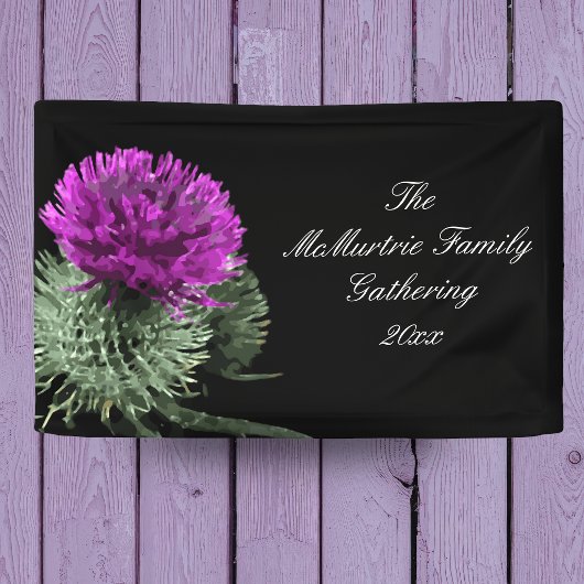 Scottish Thistle Family Gathering 横断幕