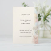 Scottish Thistle Tartan Save the Date | ゴールドエンブレム セーブザデート (スタンド正面)