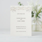 Scottish Thistle Tartan Save the Date | ゴールドエンブレム セーブザデート (スタンド正面)