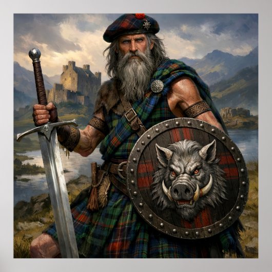 Scottish Warrior ポスター (正面)
