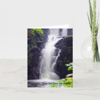 Scottish Waterfall Greeting card カード