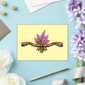 Scottish Wedding LGBTQIA+ pride celebration day  アクリル招待状 (インサイチュ (ウェディング))