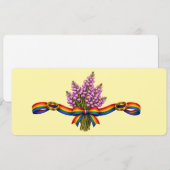 Scottish Wedding LGBTQIA+ pride celebration day  セーブザデート (正面/裏面)