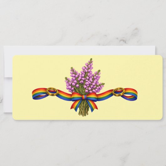 Scottish Wedding LGBTQIA+ pride celebration day  セーブザデート (正面)