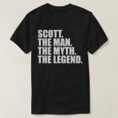 ScottName与え名 Tシャツ (デザイン正面)