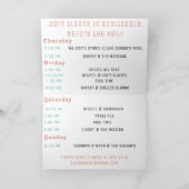 Scottsdaleバチェロレッテ招待状と旅程 招待状 (内部)