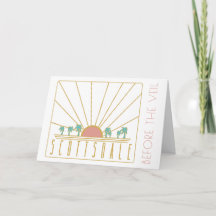 Scottsdaleバチェロレッテ招待状と旅程