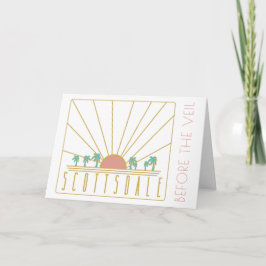 Scottsdaleバチェロレッテ招待状と旅程 招待状