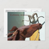 Scottsdale Arizona Arts District PostCard写真AZ ポストカード (正面/裏面)