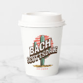 scottsdale arizona bachelorette party 紙コップ (裏面)