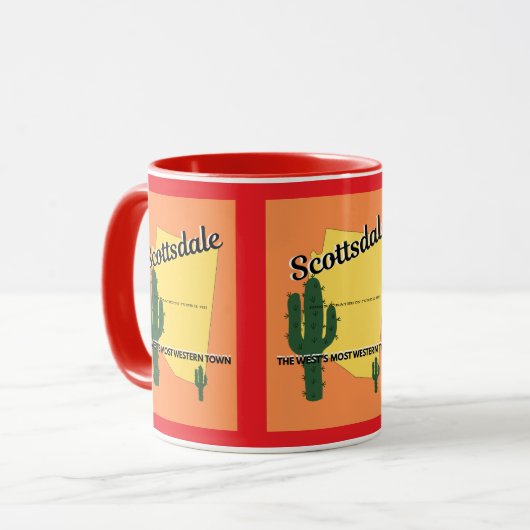 Scottsdale coffee mug  マグカップ (正面左)