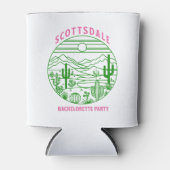 scottsdale pink cactus bachelorette party 缶クーラー (正面)