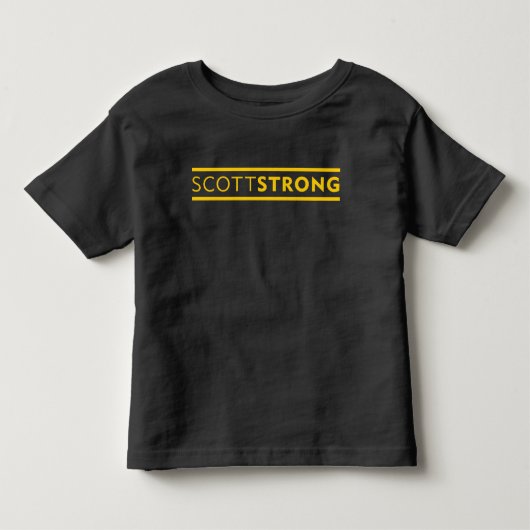 SCOTTSTRONGの幼児のティー トドラーTシャツ (正面)